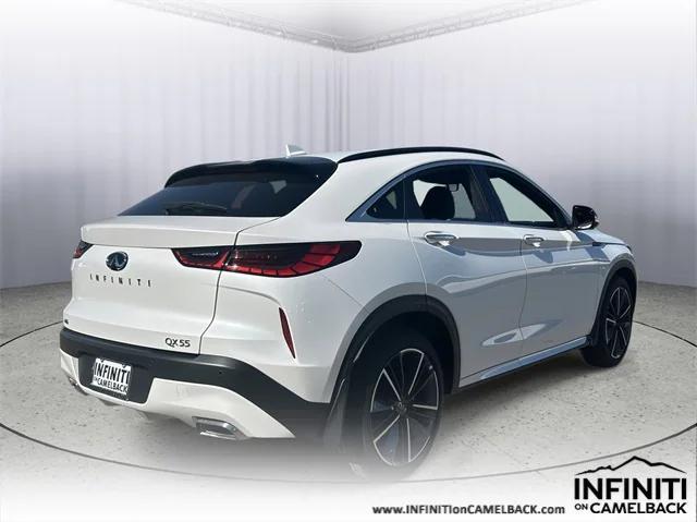 new 2025 INFINITI QX55 car, priced at $59,770