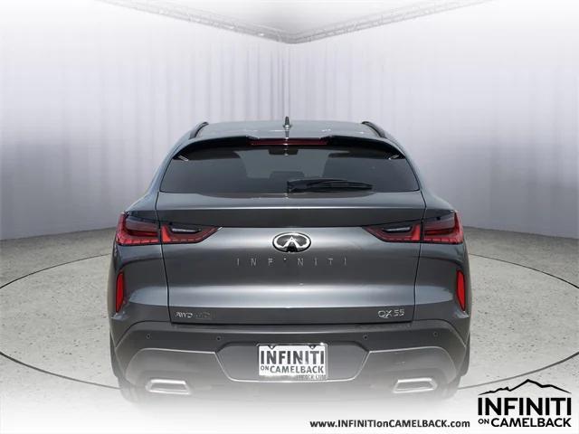 new 2025 INFINITI QX55 car, priced at $50,026