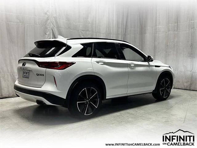 new 2025 INFINITI QX50 car, priced at $52,022