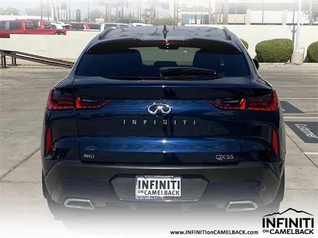used 2025 INFINITI QX55 car, priced at $38,697