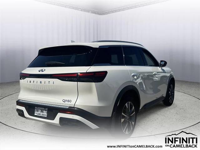 new 2025 INFINITI QX60 car, priced at $57,308