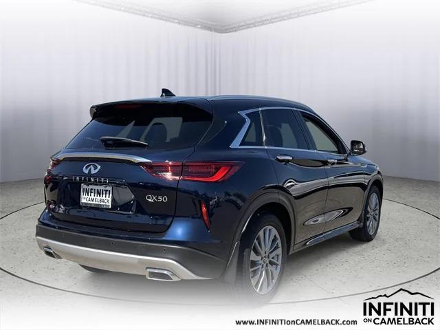 new 2025 INFINITI QX50 car, priced at $47,655