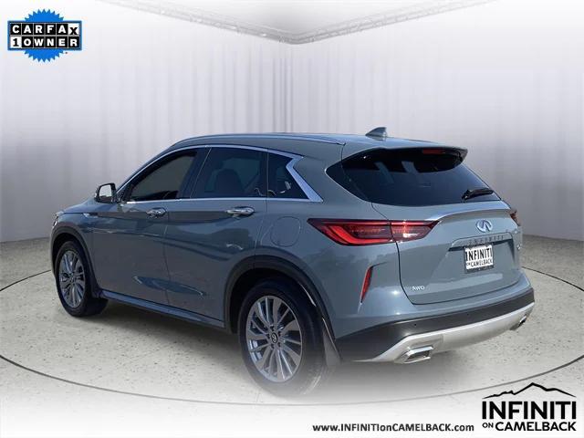 used 2025 INFINITI QX50 car, priced at $37,498