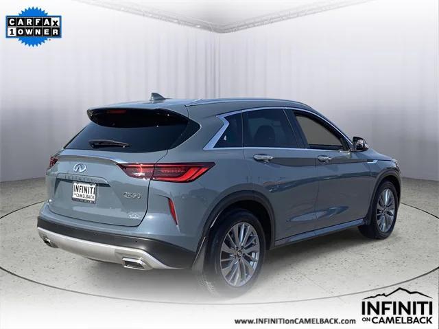 used 2025 INFINITI QX50 car, priced at $37,498