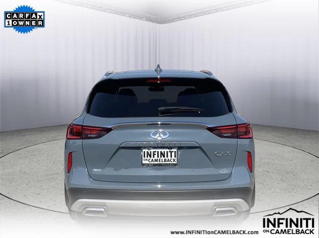 used 2025 INFINITI QX50 car, priced at $37,498