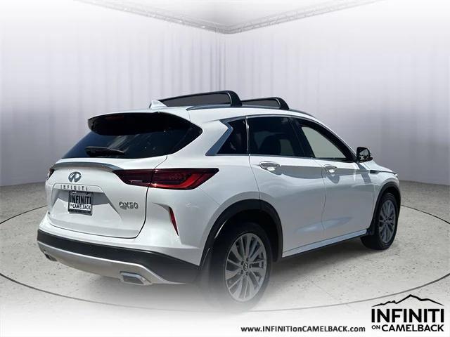 new 2025 INFINITI QX50 car, priced at $48,880