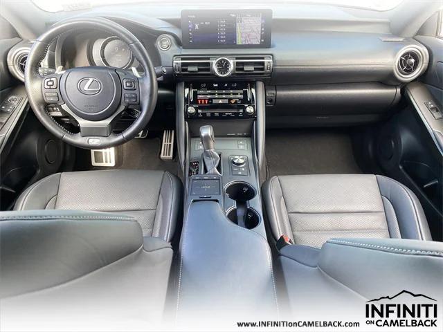 used 2021 Lexus IS 350 car, priced at $37,600