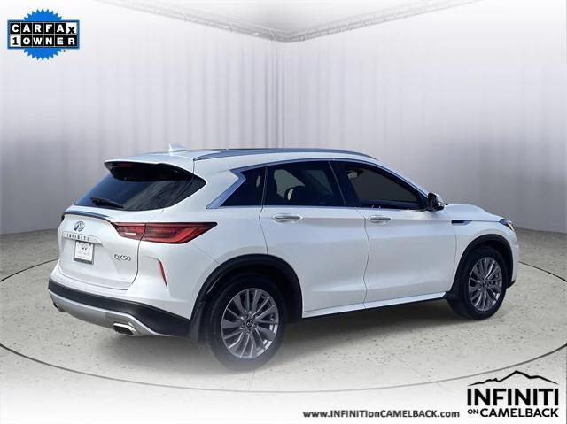used 2025 INFINITI QX50 car, priced at $35,651
