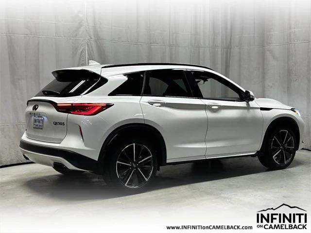 new 2025 INFINITI QX50 car, priced at $52,022