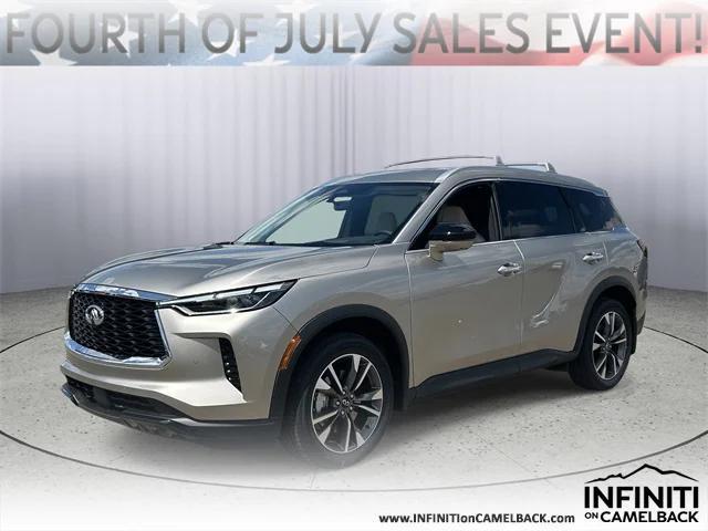 new 2025 INFINITI QX60 car, priced at $56,855