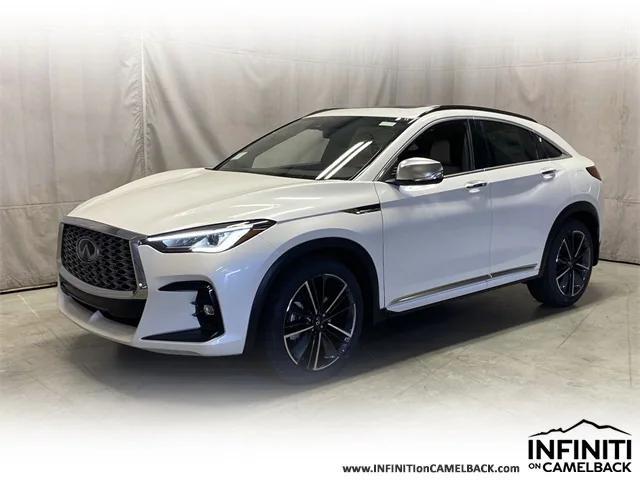 new 2025 INFINITI QX55 car, priced at $52,153