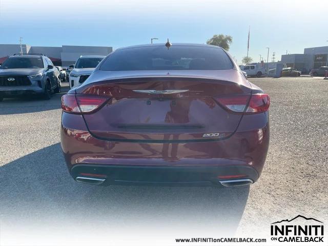 used 2015 Chrysler 200 car, priced at $10,210