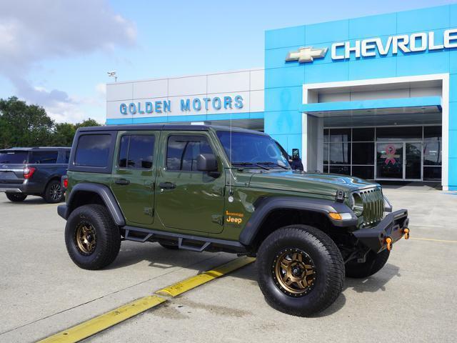 used 2021 Jeep Wrangler Unlimited car, priced at $32,755