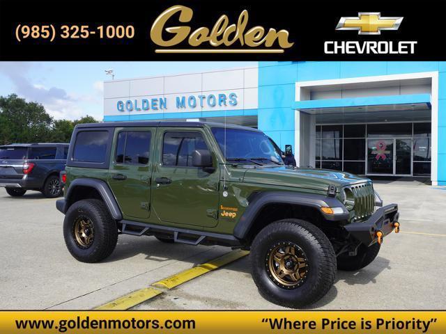 used 2021 Jeep Wrangler Unlimited car, priced at $32,755