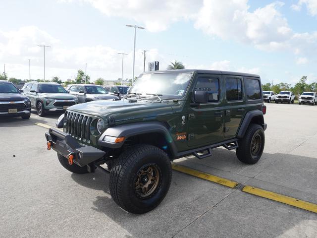 used 2021 Jeep Wrangler Unlimited car, priced at $32,755