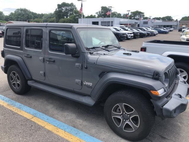 used 2019 Jeep Wrangler Unlimited car, priced at $26,972