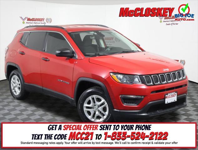 used 2021 Jeep Compass car, priced at $16,995