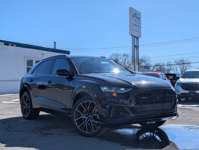 used 2021 Audi Q8 car, priced at $46,250