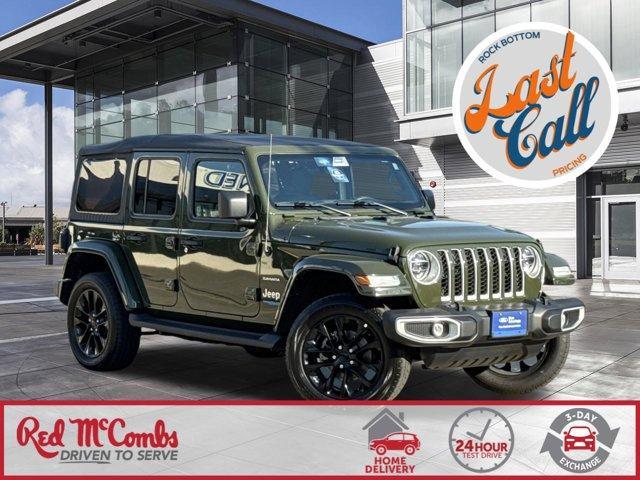 used 2021 Jeep Wrangler Unlimited 4xe car, priced at $35,050