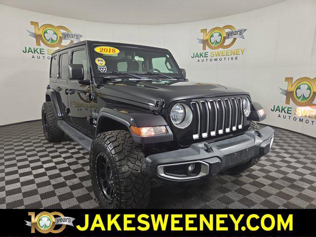 used 2018 Jeep Wrangler Unlimited car, priced at $23,188