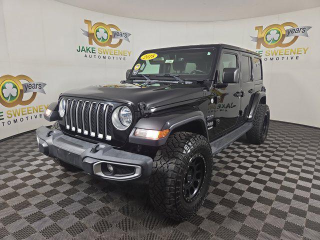 used 2018 Jeep Wrangler Unlimited car, priced at $23,188