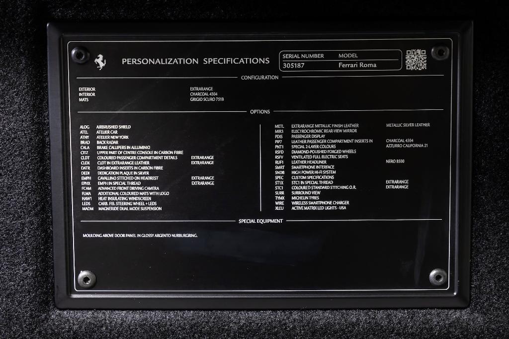 used 2024 Ferrari Roma car, priced at $269,900