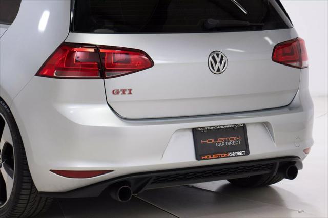 used 2017 Volkswagen Golf GTI car, priced at $18,595