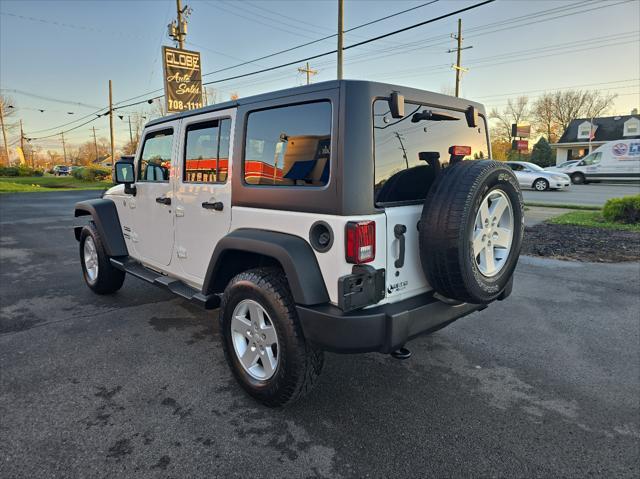 used 2016 Jeep Wrangler Unlimited car, priced at $18,995