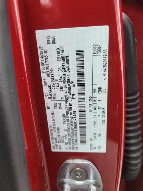 used 2021 Ford Escape car, priced at $19,530