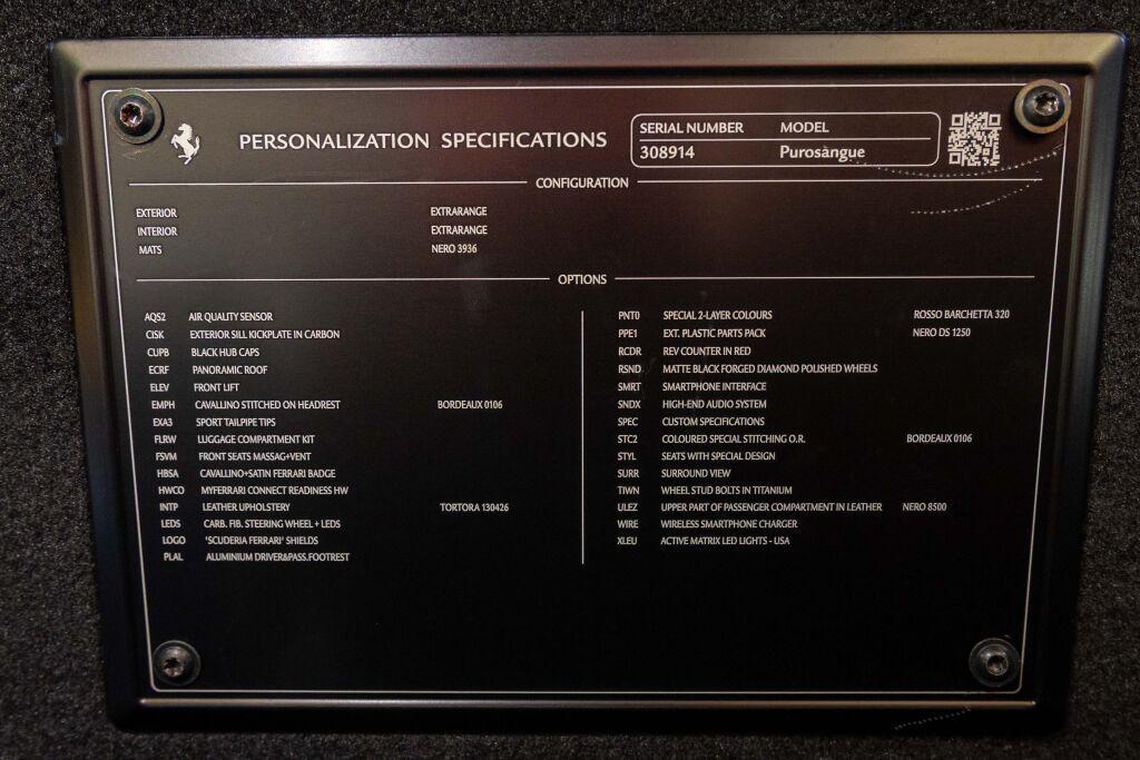 used 2024 Ferrari Purosangue car, priced at $559,000