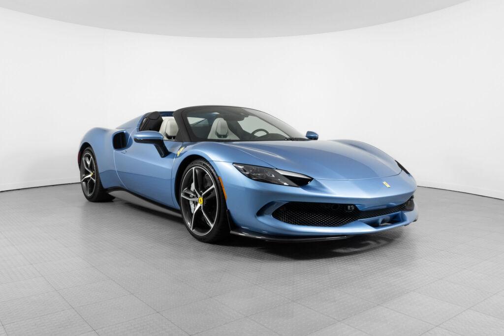 used 2024 Ferrari 296 GTS car, priced at $449,900