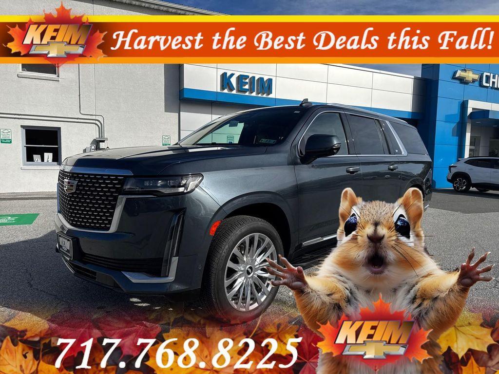used 2021 Cadillac Escalade ESV car, priced at $63,999