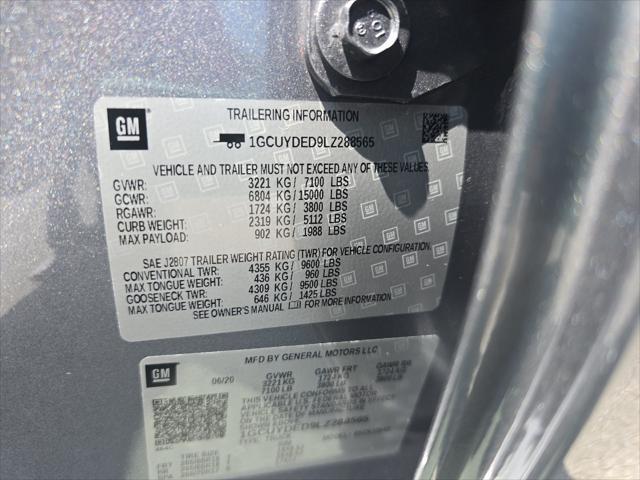 used 2020 Chevrolet Silverado 1500 car, priced at $37,999