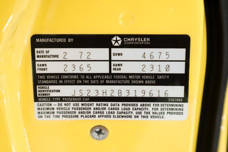 used 1972 Dodge Challenger car, priced at $66,998