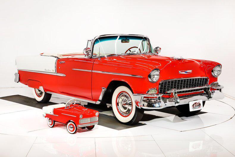 used 1955 Chevrolet Bel Air car, priced at $89,998