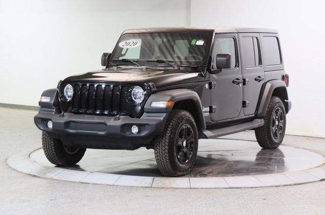 used 2020 Jeep Wrangler Unlimited car, priced at $25,645