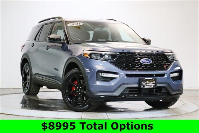 used 2021 Ford Explorer car, priced at $37,185