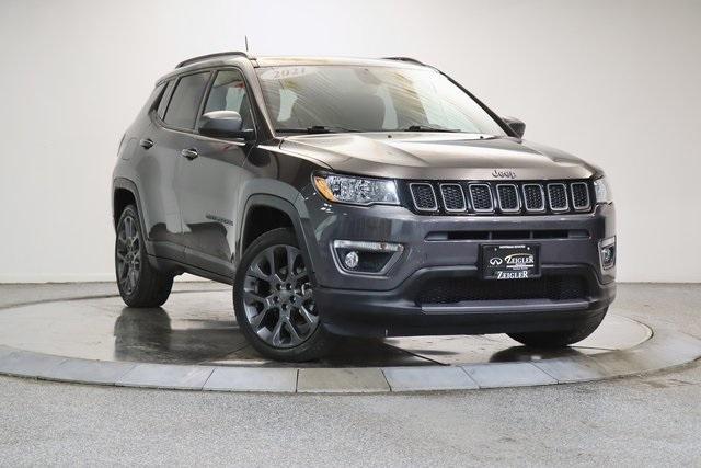 used 2021 Jeep Compass car, priced at $23,177