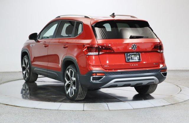 used 2022 Volkswagen Taos car, priced at $25,652