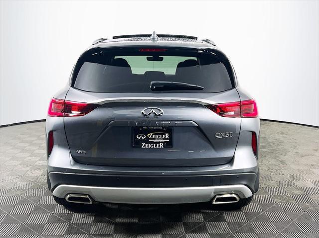 new 2025 INFINITI QX50 car, priced at $46,454