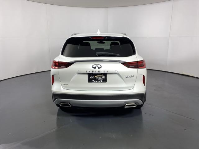 new 2025 INFINITI QX50 car, priced at $47,318
