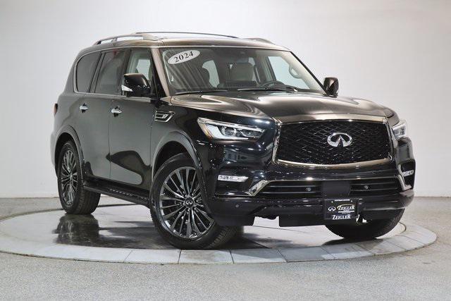 used 2024 INFINITI QX80 car, priced at $64,414