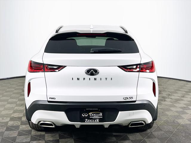 used 2025 INFINITI QX55 car, priced at $38,265