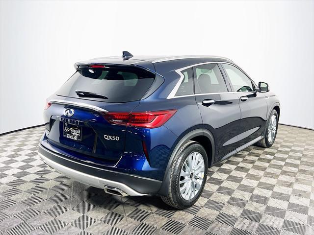 new 2025 INFINITI QX50 car, priced at $47,318