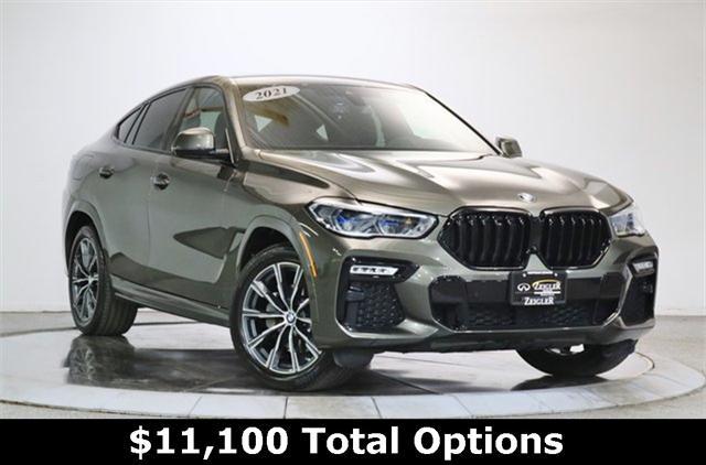 used 2021 BMW X6 car, priced at $56,585