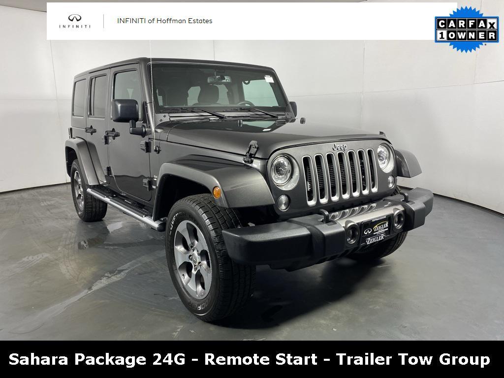 used 2017 Jeep Wrangler Unlimited car, priced at $18,055