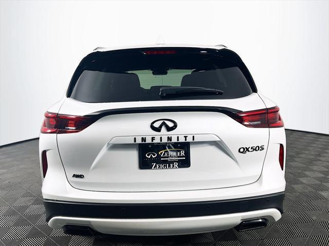 new 2025 INFINITI QX50 car, priced at $52,730