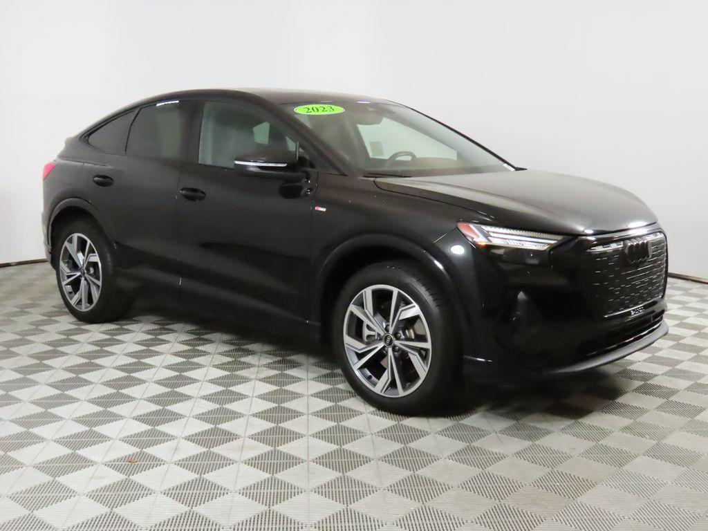 used 2023 Audi Q4 e-tron Sportback car, priced at $27,250