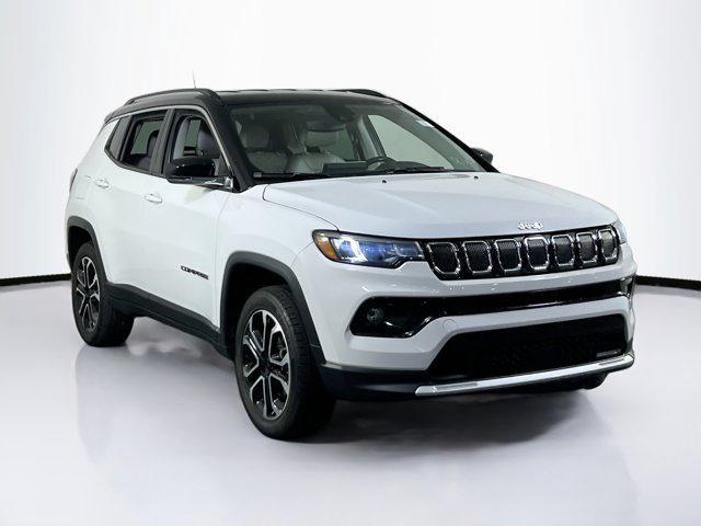 used 2022 Jeep Compass car, priced at $23,442