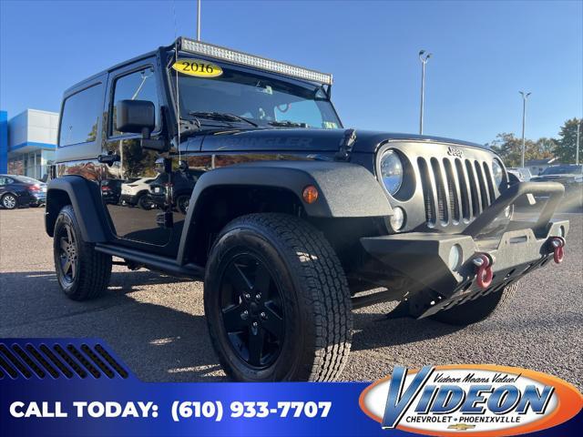 used 2016 Jeep Wrangler car, priced at $21,449